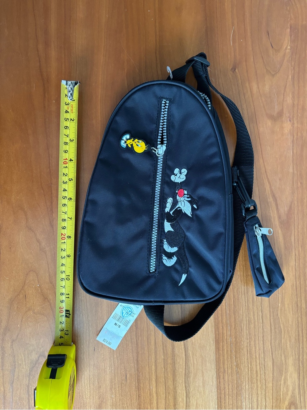 Warner Bros. Vintage Looney Tunes Sylvester & Tweety sling shoulder bag